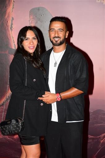 أمير كرارة وأحمد خالد صالح وجنات يساندون هنادي مهنا وأحمد صلاح حسني في عرض أوسكار عودة الماموث 