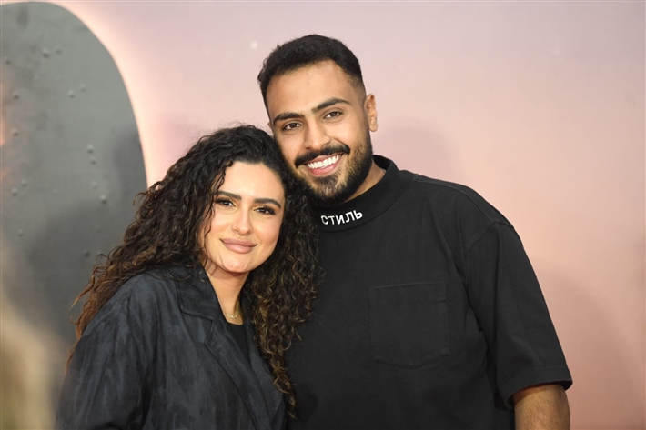 أمير كرارة وأحمد خالد صالح وجنات يساندون هنادي مهنا وأحمد صلاح حسني في عرض أوسكار عودة الماموث 