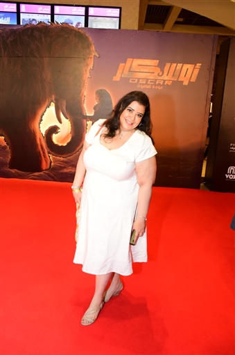 أمير كرارة وأحمد خالد صالح وجنات يساندون هنادي مهنا وأحمد صلاح حسني في عرض أوسكار عودة الماموث 