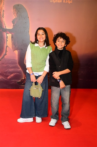 أمير كرارة وأحمد خالد صالح وجنات يساندون هنادي مهنا وأحمد صلاح حسني في عرض أوسكار عودة الماموث 