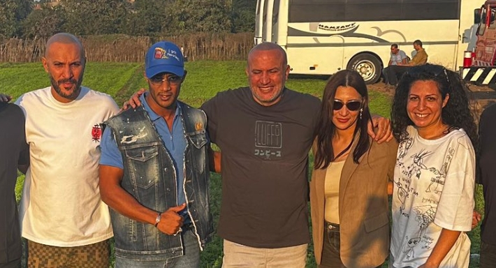 محمد رمضان يحتفل بانتهاء تصوير فيلم أسد