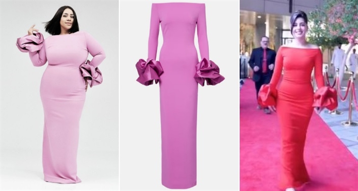 مايان السيد وشيماء سيف بنفس الفستان