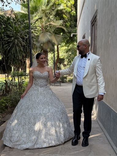 الصور الرسمية لحفل زفاف حاتم صلاح