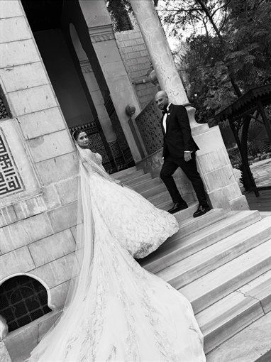 الصور الرسمية لحفل زفاف حاتم صلاح