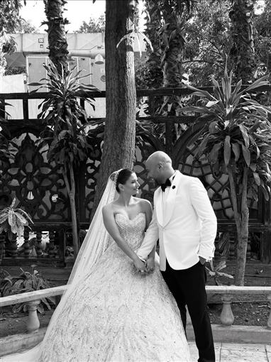 الصور الرسمية لحفل زفاف حاتم صلاح