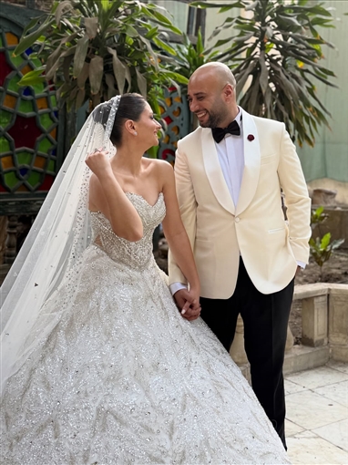 الصور الرسمية لحفل زفاف حاتم صلاح