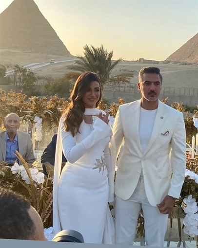 هايدي موسى تحتفل بعقد قرانها على الإعلامي محمد غانم هايدي موسى تحتفل بعقد قرانها على الإعلامي محمد غانم