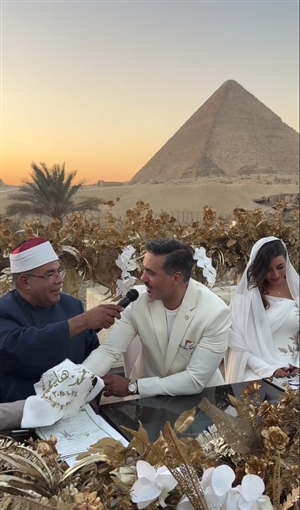 هايدي موسى تحتفل بعقد قرانها على الإعلامي محمد غانم هايدي موسى تحتفل بعقد قرانها على الإعلامي محمد غانم