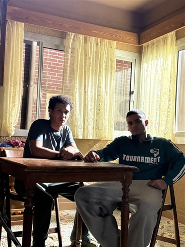 يوسف رأفت في كواليس تصوير ميدتيرم