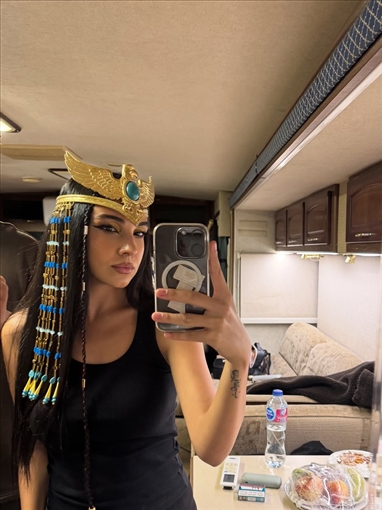  ملكة فرعونية ... تفاصيل إطلالة سلمى أبو ضيف في حفل افتتاح المتحف المصري الكبير