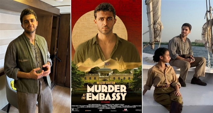 الفنان المصري الصاعد شريف الشعشاعي يشارك في الفيلم الأمريكي murder at the embassy