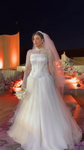 أحمد جمال ومي سليم ومينا عطا وأيمن الكاشف من بينهم النجوم في حفل زفاف هايدي موسى ومحمد غانم