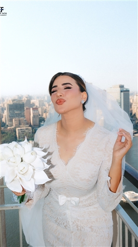 أحمد جمال ومي سليم ومينا عطا وأيمن الكاشف من بينهم النجوم في حفل زفاف هايدي موسى ومحمد غانم