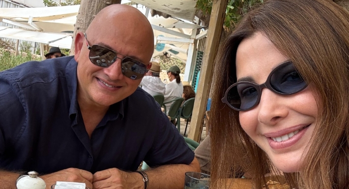 نانسي عجرم وزوجها