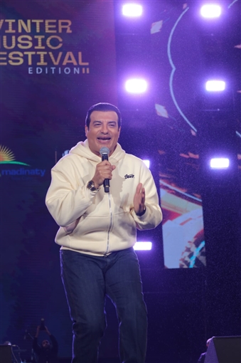 أعاد للجمهور ذكريات التسعينيات ... لقطات من حفل إيهاب توفيق بالقاهرة الجديدة