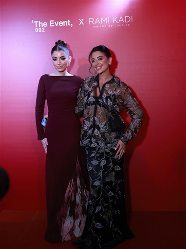 ليلى أحمد زاهر وأمينة خليل وجيسيكا حسام بين حضور عرض أزياء رامي قاضي