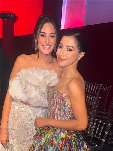 ليلى أحمد زاهر وأمينة خليل وجيسيكا حسام بين حضور عرض أزياء رامي قاضي