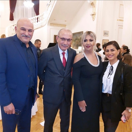 يسرا وحسين فهمي وخالد الصاوي من بينهم النجوم في حفل عشاء السفير التركي