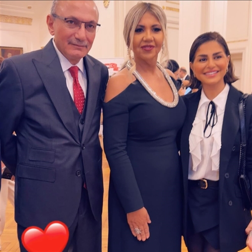 يسرا وحسين فهمي وخالد الصاوي من بينهم النجوم في حفل عشاء السفير التركي