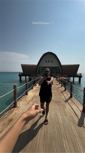 رومانسية هادي الباجوري وزوجته هايدي خالد في شهر العسل