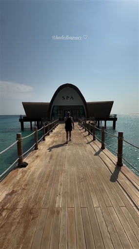 رومانسية هادي الباجوري وزوجته هايدي خالد في شهر العسل