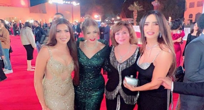 إلهام شاهين وأبطال بنات الباشا