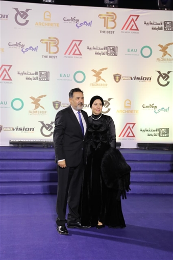 أحمد زاهر وأحمد السقا ومصطفى شعبان والنجوم في حفل مهرجان الأفضل 