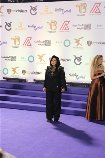 أحمد زاهر وأحمد السقا ومصطفى شعبان والنجوم في حفل مهرجان الأفضل 