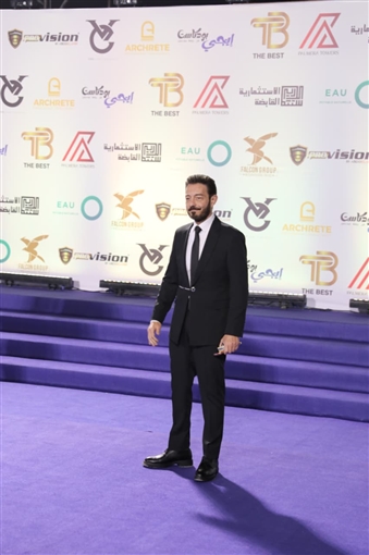 أحمد زاهر وأحمد السقا ومصطفى شعبان والنجوم في حفل مهرجان الأفضل 