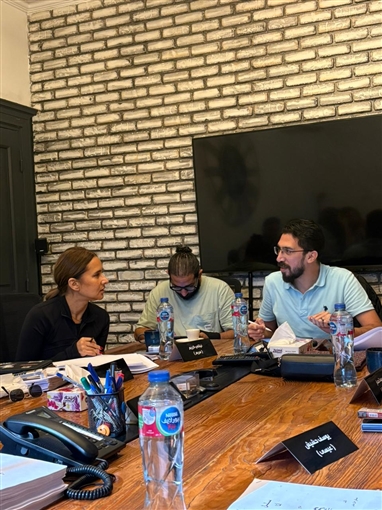 رمضان 2026 - نيللي كريم وشريف سلامة يضعان اللمسات النهائية على أنا استعدادا لدء التصوير ... صور الجلسة الأخيرة