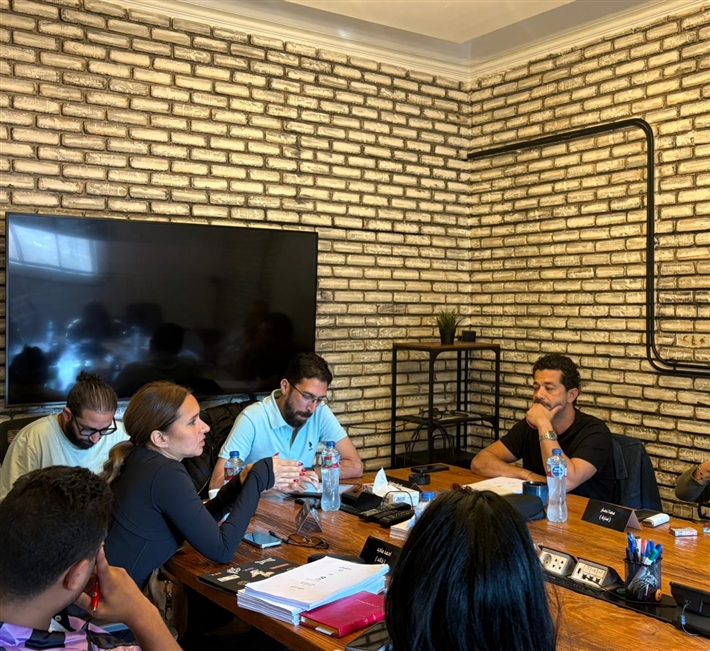 رمضان 2026 - نيللي كريم وشريف سلامة يضعان اللمسات النهائية على أنا استعدادا لدء التصوير ... صور الجلسة الأخيرة