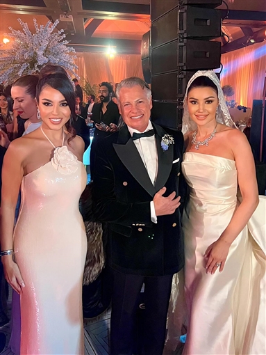 أحمد العوضي ومحمود حميدة وغادة عادل وناهد السباعي من بينهم النجوم في حفل زفاف أروى جودة