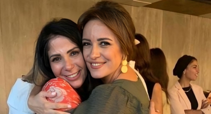 ريهام عبد الغفور ومنى زكي