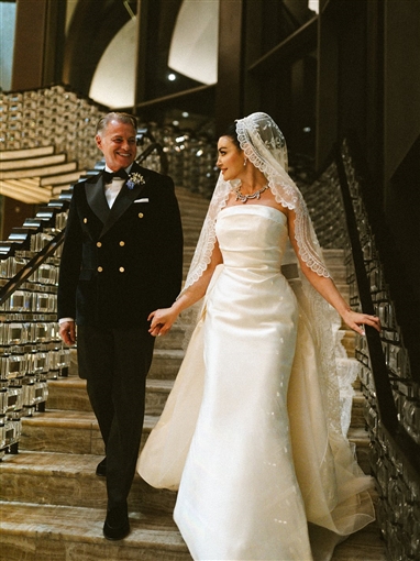 رومانسية وأناقة ... الصور الرسمية لحفل زفاف أروى جودة