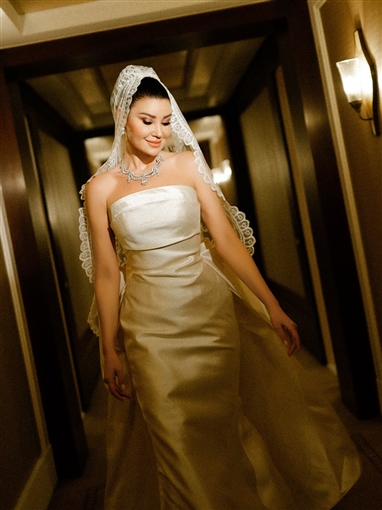 رومانسية وأناقة ... الصور الرسمية لحفل زفاف أروى جودة