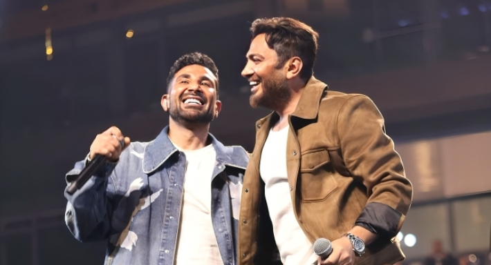 تامر حسني وأحمد سعد