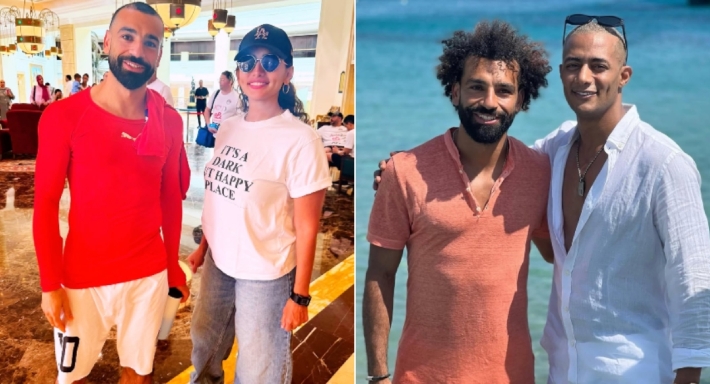 محمد صلاح ومحمد رمضان وزينة