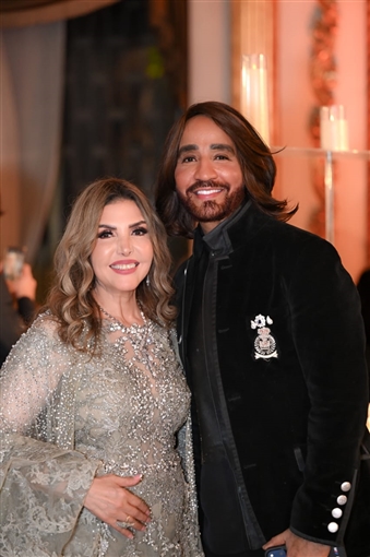 علي الحجار ولوسي وحلمي عبد الباقي من بينهم النجوم في زفاف ابنة نادية مصطفى وأركان فؤاد