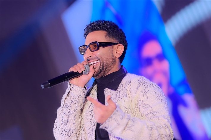 بشرى وإدوارد ومي سليم من بينهم ... النجوم في حفل أحمد سعد