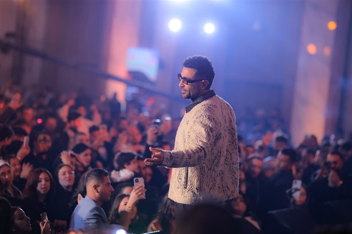 بشرى وإدوارد ومي سليم من بينهم ... النجوم في حفل أحمد سعد