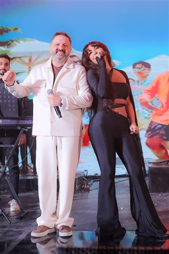 بشرى وإدوارد ومي سليم من بينهم ... النجوم في حفل أحمد سعد