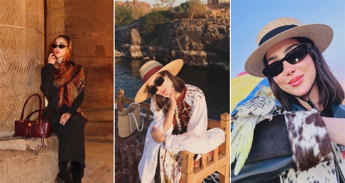 رحلة بسمة بوسيل في الأقصر وأسوان