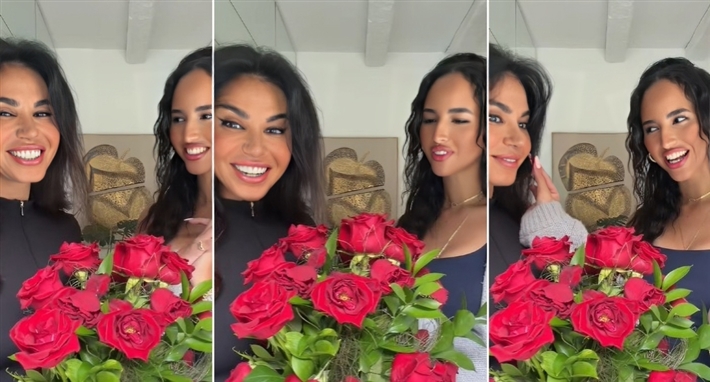 نسرين أمين وابنتها