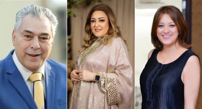 نهال عنبر ومروة عبد المنعم وياسر علي ماهر