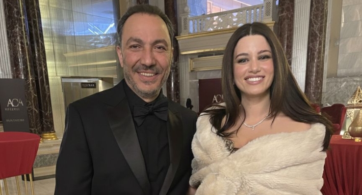 سينتيا خليفة وطارق لطفي