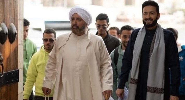 حمادة هلال وأحمد السقا في مسلسل المداح