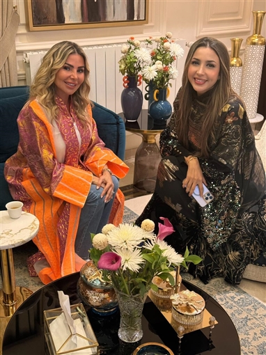 مصطفى قمر وعمرو مصطفى ودينا فؤاد وأيتن عامر من بينهم ... سحور المطربة جنات يجمع نجوم الغناء والتمثيل