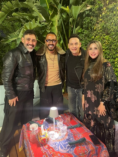 مصطفى قمر وعمرو مصطفى ودينا فؤاد وأيتن عامر من بينهم ... سحور المطربة جنات يجمع نجوم الغناء والتمثيل