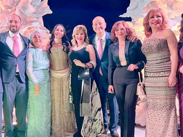 الصور الأولى من حفل خطوبة نور نجل عمرو أديب ولميس الحديدي