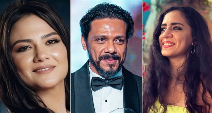 فرح يوسف وحمزة العيلي وسارة رزيق